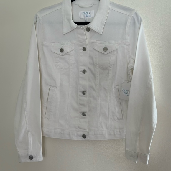 Time and Tru White Jean Jacket - Picture 4 of 5